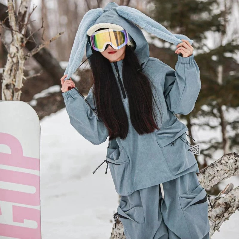 Rabbit Snowboarding Set