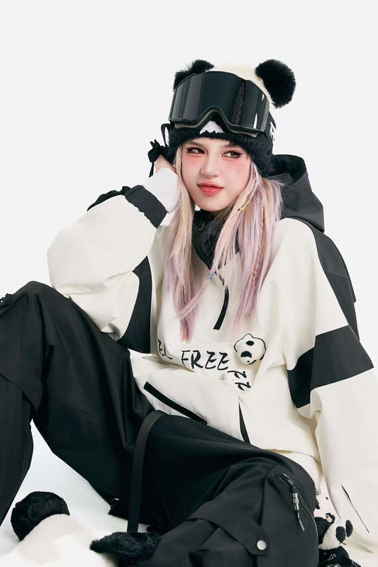 Kung Fu Panda Snowboarding Hoodie