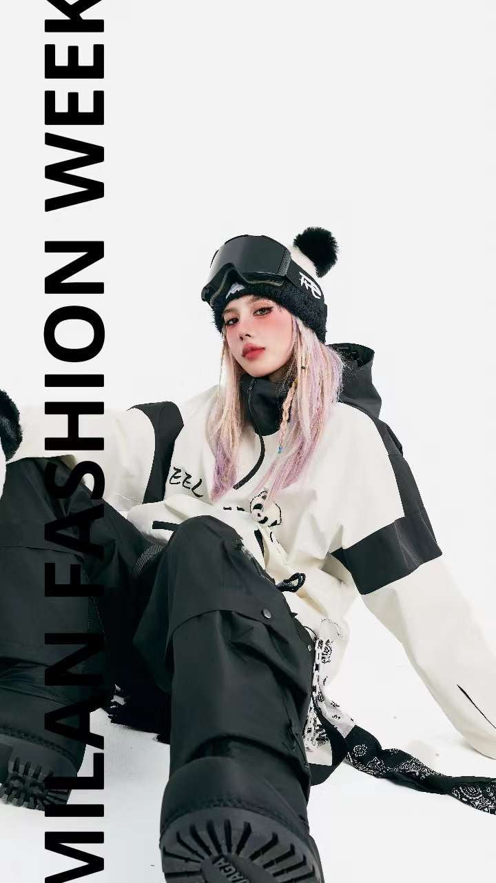 Kung Fu Panda Snowboarding Hoodie