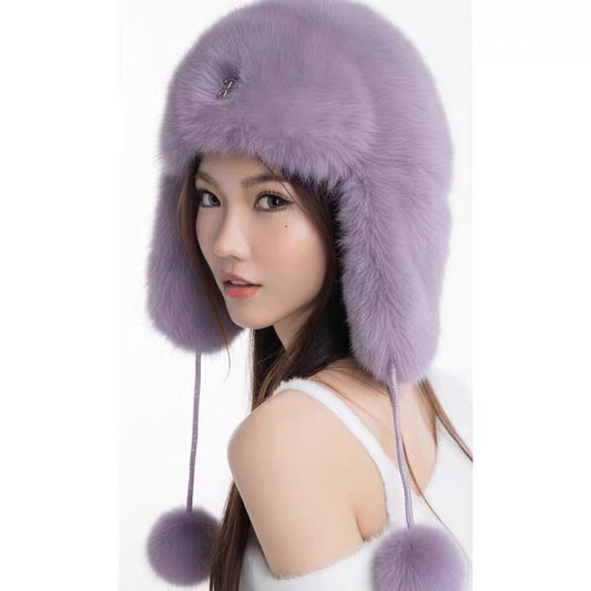 PSN Polar Faux Fur Trapper Hat